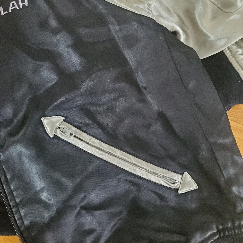 Vintage Killah Miss Sixty Varcity Track Bomber Satin Jacket - Picture 12 of 13